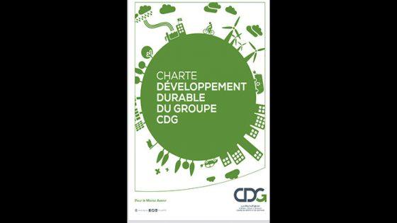 تتبنى مجموعة CDG ميثاق التنمية المستدامة