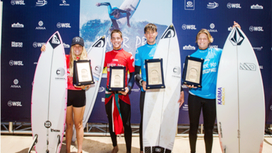 ركوب الأمواج: فوز Etxabarri و Garitaonandia بجونيور برو موروكو مول