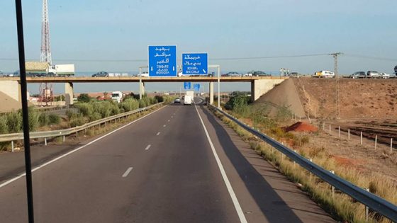 طريق الدار البيضاء برشيد السريع: تعليق السير مؤقتًا بين عقدة سيدي معروف وتقاطع فيل فيرت.
