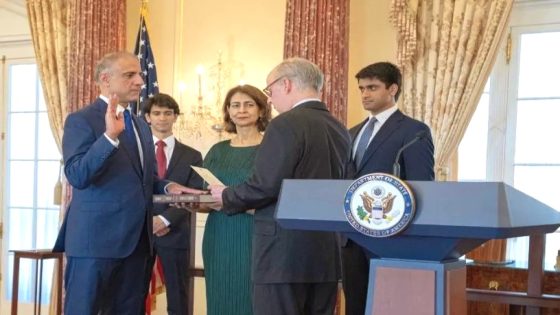 السفير الأمريكي الجديد يؤدي اليمين قبل الحضور للمملكة المغربية