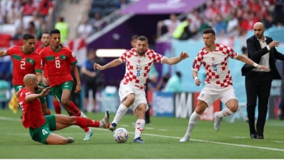 المنتخب المغربي يحتل المرتبة الرابعة بعد خسارته امام كرواتيا