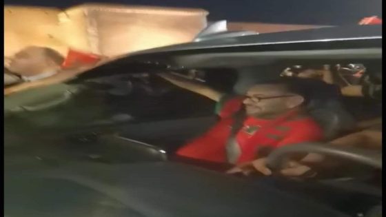 جلالة الملك محمد السادس يشارك الشعب المغربي فرحة التأهل الفوز على المنتخب الاسباني والتأهل الى دور الربع