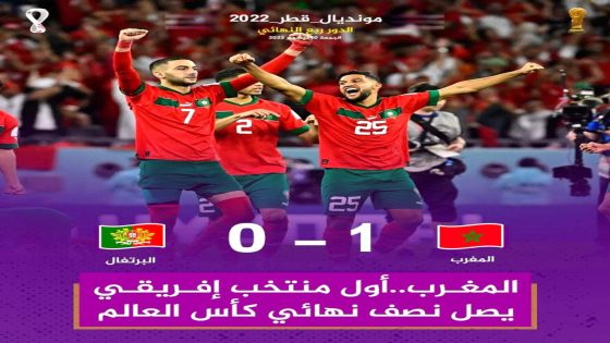 المنتخب الوطني المغربي يحقق المعجزة ويكتب التاريخ بحروف من ذهب