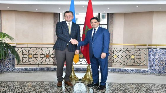 ناصر بوريطة وزير الخارجية والتعاون الإفريقي والمغاربة المقيمين بالخارج يستقبل ديميترو كوليبا وزير الخارجية الأوكراني