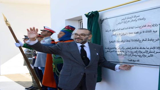 صاحب الجلالة الملك محمد السادس نصره الله يفتتح اليوم مدينة المهن والكفاءات الجديدة بمدينة تامسنا.ة