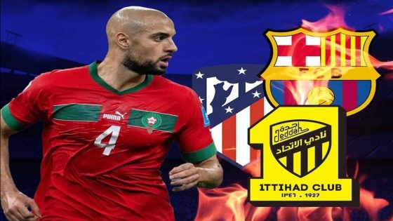 لاعب المنتخب المغربي ولاعب فيورنتينا الإيطالي سفيان أمرابط على بعد خطوات من ارتداء قميص أتلتيكو مدريد