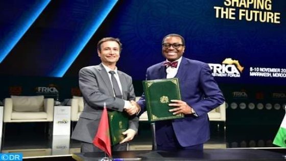 من أجل تعزيز الاستثمار الإنتاجي في المغرب توقيع خطاب نوايا بين صندوق محمد السادس للاستثمار والبنك الإفريقي للتنمية