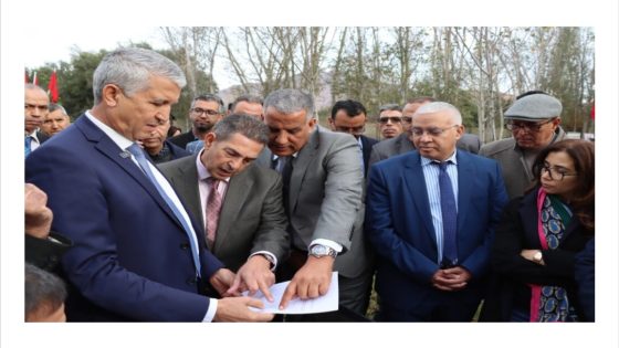والي جهة سوس ماسة سعيد أمزازي ووزير الفلاحة يطلعان على تقدم البرنامج الاستعجالي للتخفيف من آثار زلزال الحوز بإقليم تارودانت