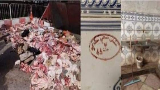 عناصر المصلحة الولائية للشرطة القضائية بوجدة تتمكن من ضبط خمسة أشخاص يشتبه في تورطهم في ممارسة الذبيحة السرية وتزوير أختام خاصة بترويج اللحوم