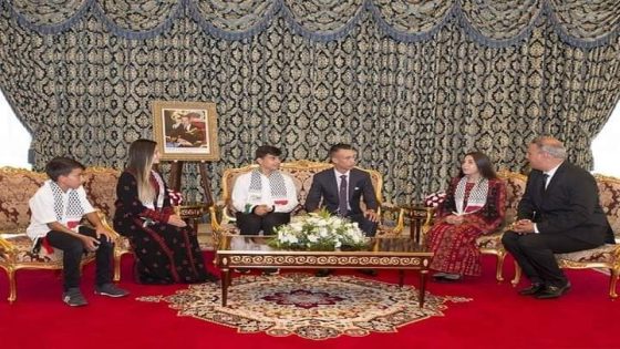 صاحب السمو الملكي ولي العهد الأمير مولاي الحسن يستقبل الأطفال المقدسيين في تطوان