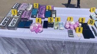 وجدة  : توقيف مروج مخدرات وحجز كميات مهمة من الأقراص المهلوسة والكوكايين