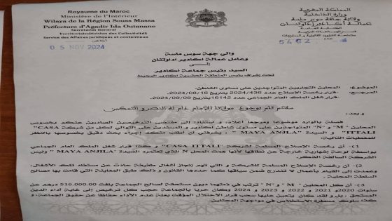رخص مشبوهة تجر موظفين ومسؤولين بجماعة أكادير إلى التحقيق تحت أنظار الشرطة القضائية