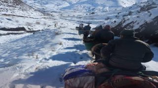 موجة ثلوج قوية تشل حركة السير بإقليم إفران واستنفار أمني لتأمين سلامة المواطنين