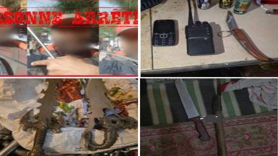 طنجة : اعتقال شخص مسلح بعد تهديده لرجال السلطة وضبط معدات خطيرة بحوزته