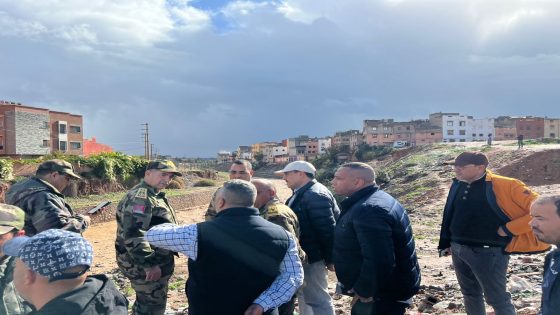 الوالي أمزازي يقود جولة ميدانية لمعاينة الأضرار وضمان سلامة المنشآت بعد التساقطات القياسية بسوس ماسة