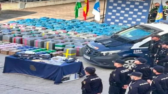 ضربة أمنية قوية بإسبانيا : إحباط تهريب أطنان من الكوكايين وتفكيك شبكة دولية عالية التنظيم